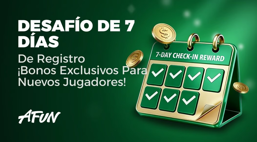 Bonos de Registro AFUN 7 Días: ¡La Bienvenida Definitiva Para Nuevos Jugadores!